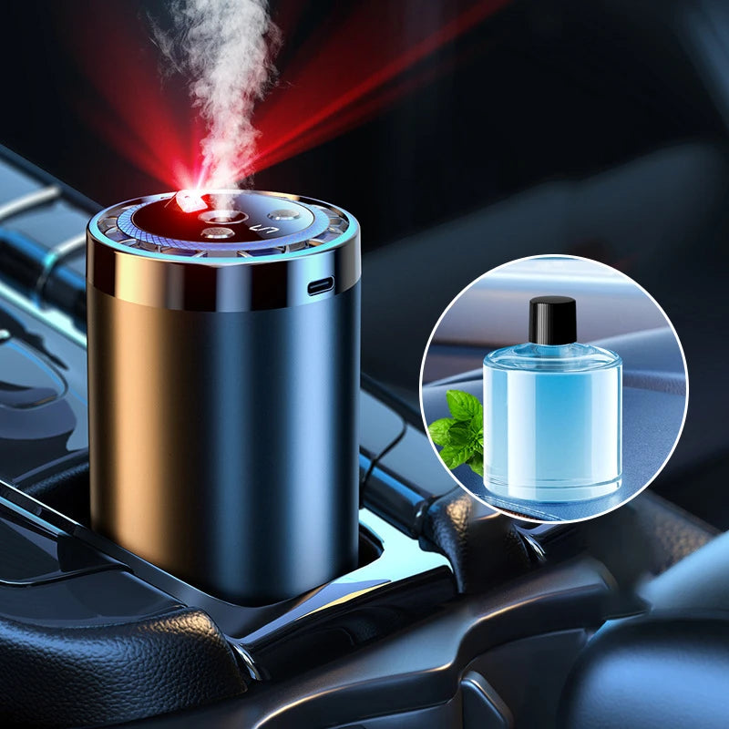 💡 Ambiance Lumineuse & Aromatique en Voiture 🌙 Votre diffuseur intelligent 2-en-1 !