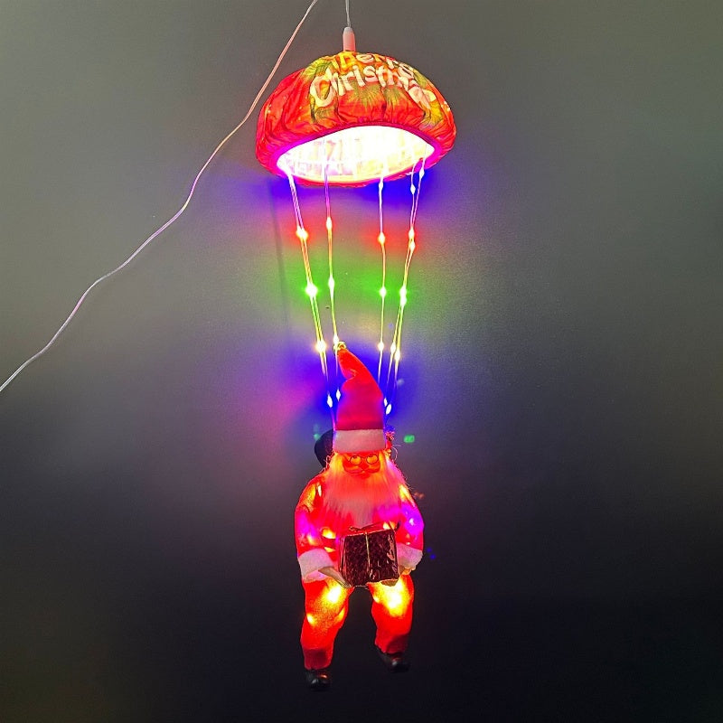 Lumière Père Noël avec Parachute de Noël