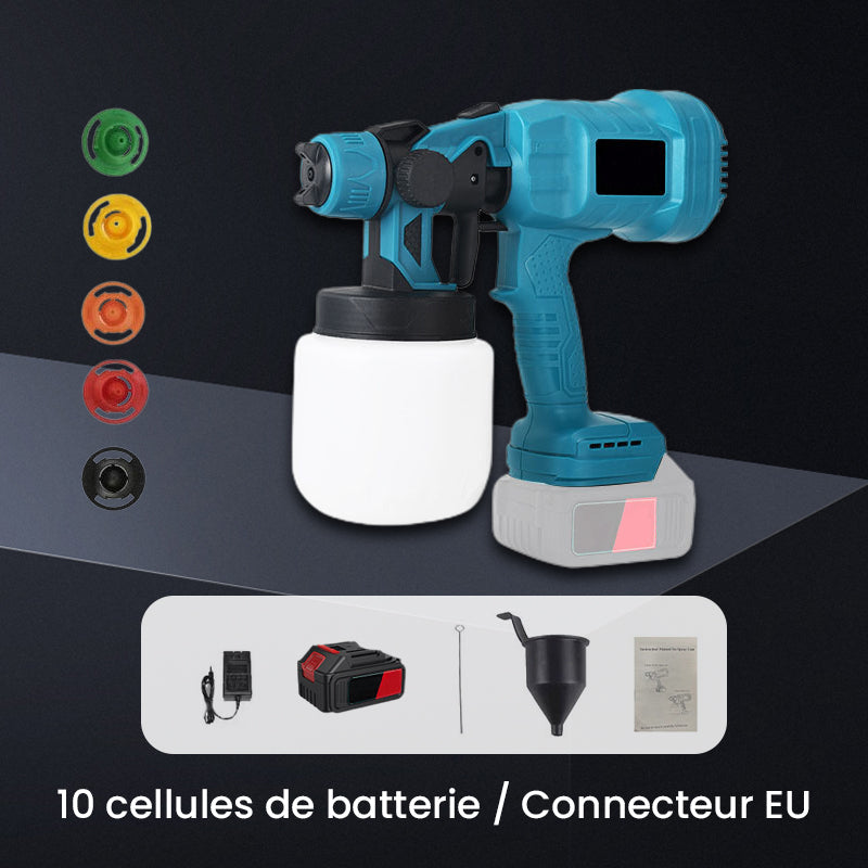 ✨✨Offre spéciale 67% de réduction 🔥 Pistolet à peinture électrique sans fil