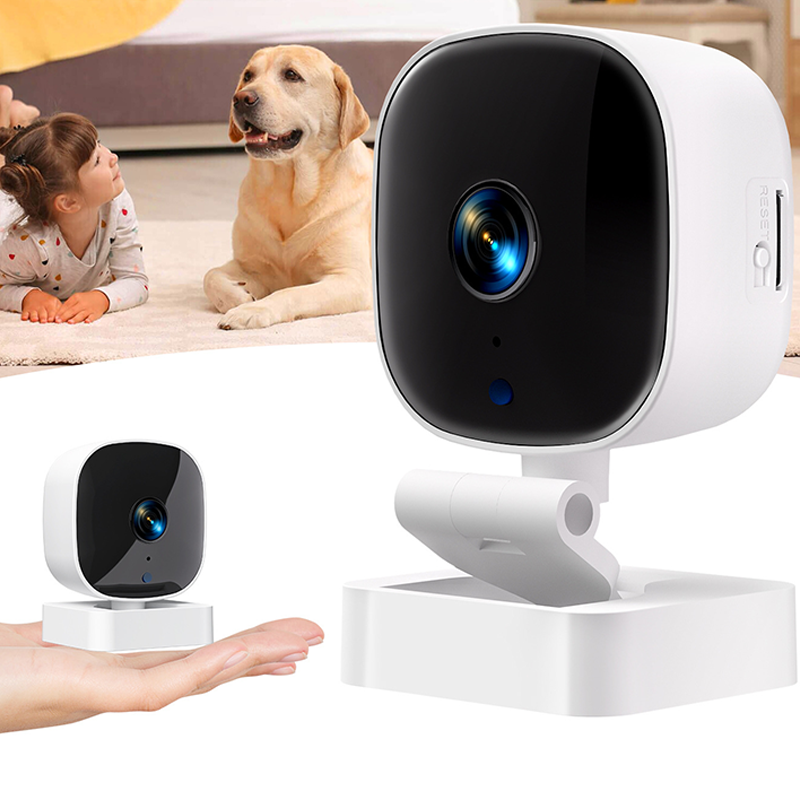 🔥📹 Caméra de surveillance 2K avec vision nocturne couleur et enregistrement continu 24h/24, 7j/7 📱🚨 Alertes intelligentes en temps réel – installation simple, parfaite pour un usage domestique !