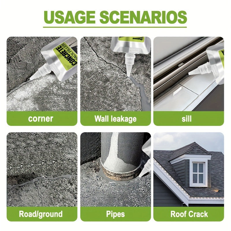 Mastic imperméable pour fissures toutes surfaces
