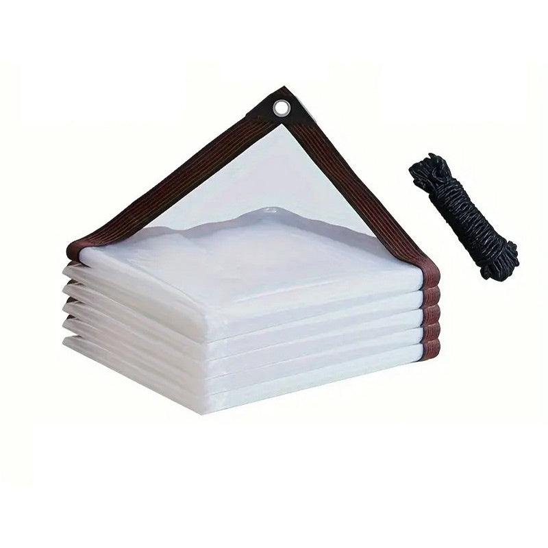 🛡️ PROMO FLASH : -50% ! 🔥 Bâche Transparente Haute Résistance – Isolante, Imperméable & Résistante aux UV, Œillets en Aluminium ⛈️