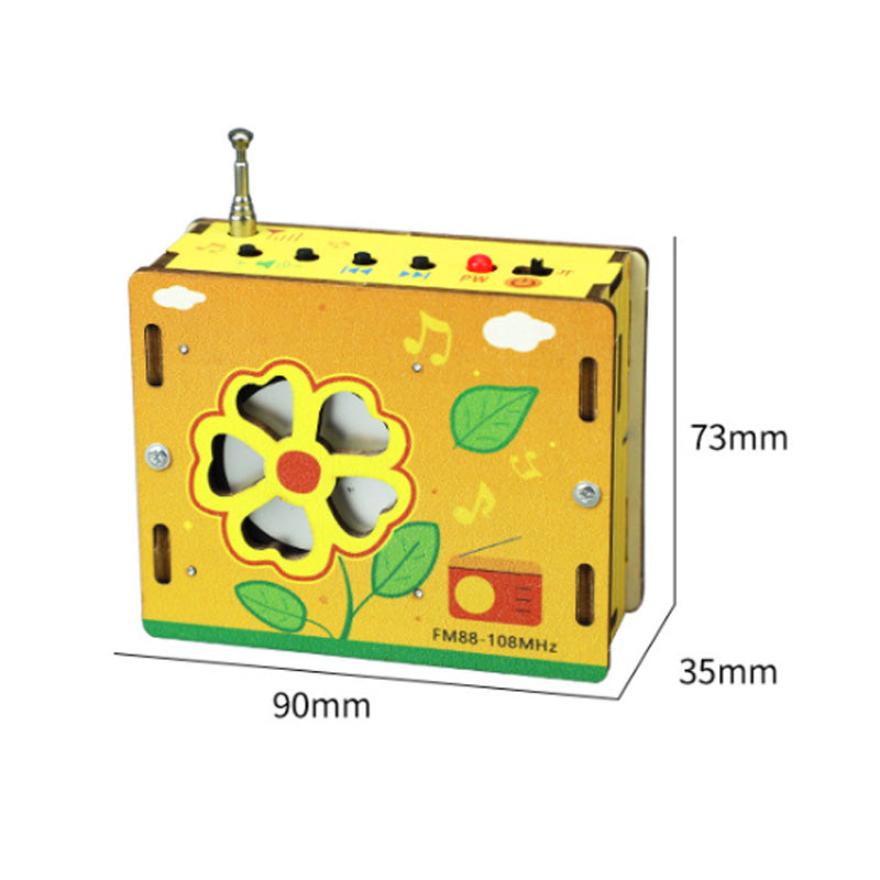 Mini radio éducative pour enfants à monter soi-même