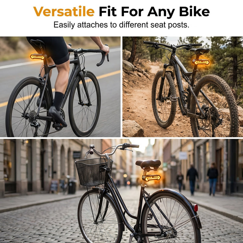 🚴 50 % DE RÉDUCTION ! 🔦 Clignotant sans fil pour vélo – Rechargeable, étanche et idéal pour plus de sécurité la nuit 💡