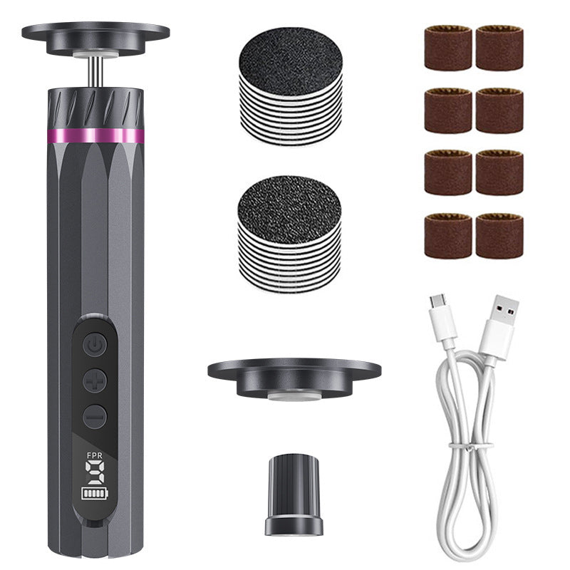 🦶 50% DE RÉDUCTION! 🔧 Râpe Électrique pour Pieds à 9 Vitesses – Écran LCD, Recharge USB-C, Têtes Interchangeables & Poignée Ergonomique Pour Un Soin Précis 💅