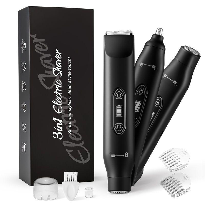 Kit de toilettage corporel électrique 3 en 1