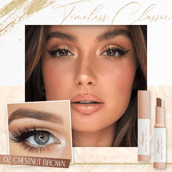 🎉 60% OFF! ✨ SET OF 6 TWO-TONE EYESHADOW STICKS – GLITTER GRADIENT EYESHADOW STICK
