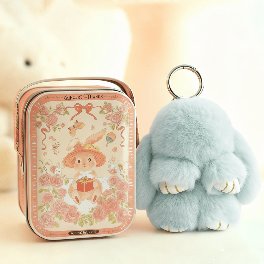 🐰60 % DE RÉDUCTION MAINTENANT ! 🏆 Breloques en forme de lapin doux fait à la main : design adorable, fil de qualité supérieure et parfait pour les sacs/clés 🎀