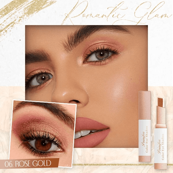 🎉 60% OFF! ✨ SET OF 6 TWO-TONE EYESHADOW STICKS – GLITTER GRADIENT EYESHADOW STICK