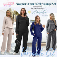 📢📢 62% de réduction !! ⏰ Ensemble Femme Confort – Haut ras du cou + pantalon à cordon ajustable 👕👖 | Doux, respirant & ultra-polyvalent ✨
