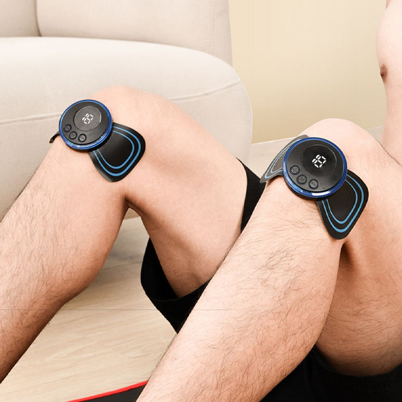 Masseur Portable avec 8 Modes et Écran LCD - Mini Stimulateur Musculaire pour Soulagement de la Douleur