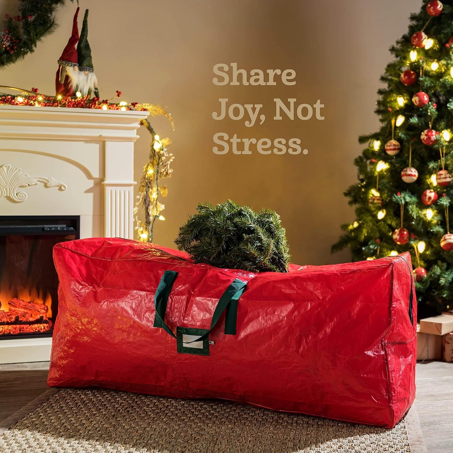 🎅Soldes de Noël 58 % DE RÉDUCTION🌟Sac de rangement imperméable et résistant pour sapin de Noël 🎄