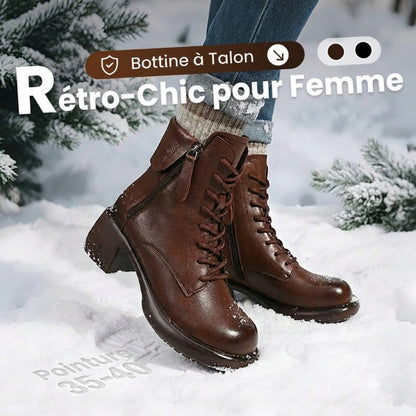 Le meilleur cadeau - Bottes pour femmes au style vintage élégant à la française