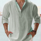 🔥50% de réduction🔥Chemise à manches longues pour hommes, en coton et lin