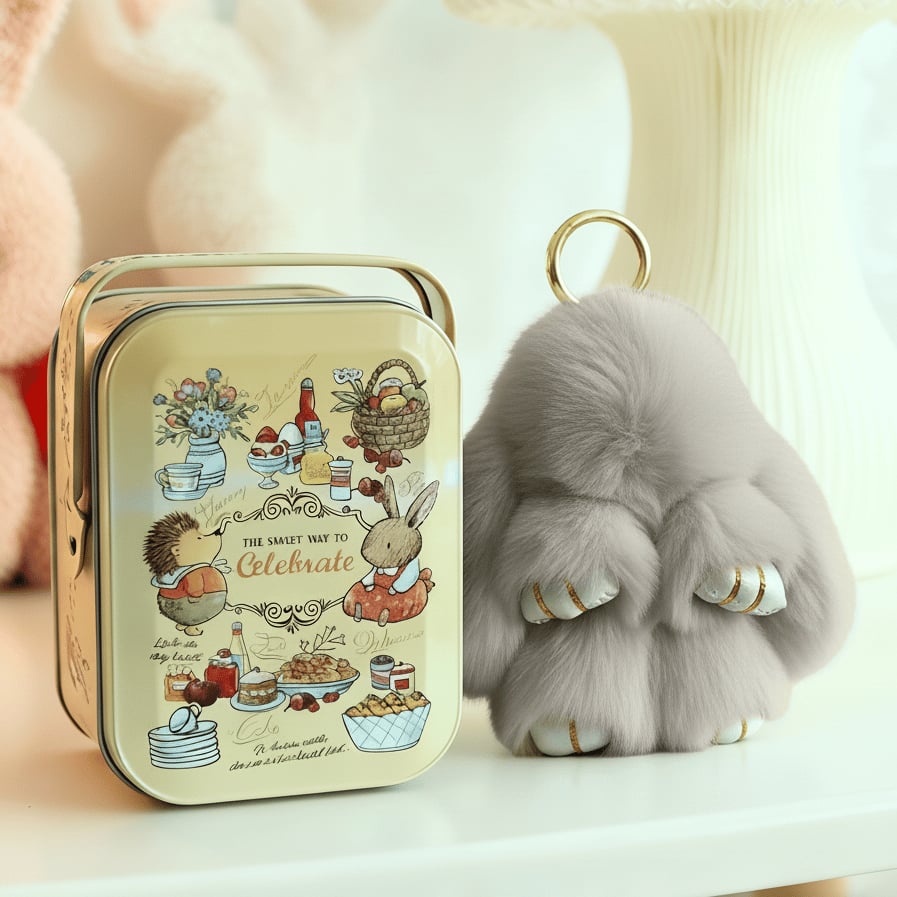 🐰60 % DE RÉDUCTION MAINTENANT ! 🏆 Breloques en forme de lapin doux fait à la main : design adorable, fil de qualité supérieure et parfait pour les sacs/clés 🎀