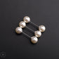 Broche perlée Clips de décoration pour vêtements