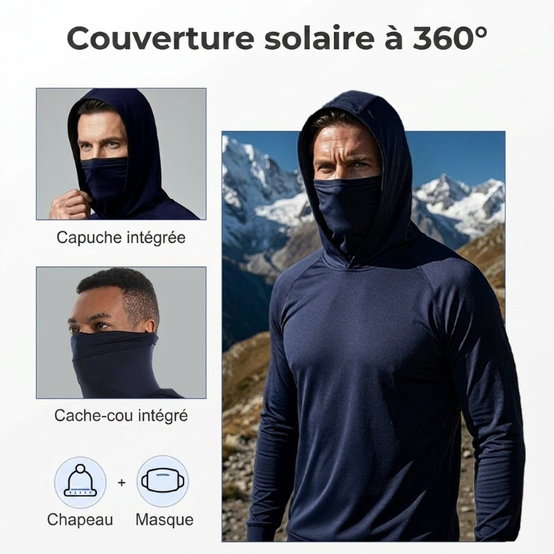 💐50% DE RÉDUCTION !🏃Sweat Léger Homme – Séchage Rapide & Anti-UV☀️