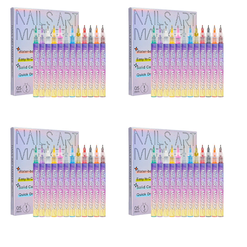 ⏳Spécial à durée limitée⏰Coffret de 12 Stylos pour Nail Art💅