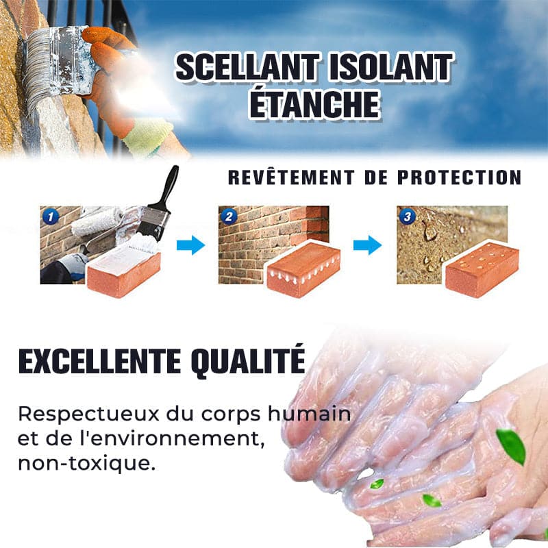 💥 Économisez 50 % ! Scellant Étanche Multifonction Avec Brosse Gratuite 🧱🛡️🎁