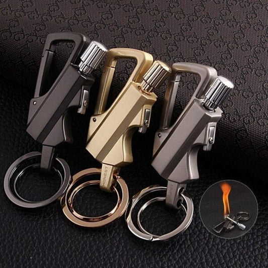 🔥Porte-clés briquet à silex🔥