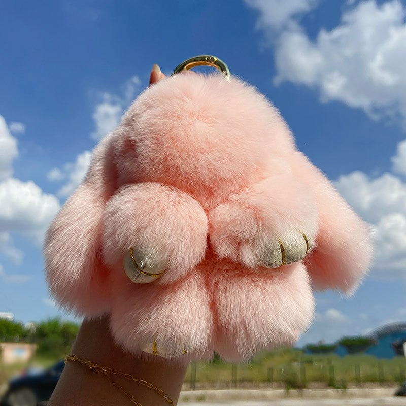 🐰60 % DE RÉDUCTION MAINTENANT ! 🏆 Breloques en forme de lapin doux fait à la main : design adorable, fil de qualité supérieure et parfait pour les sacs/clés 🎀