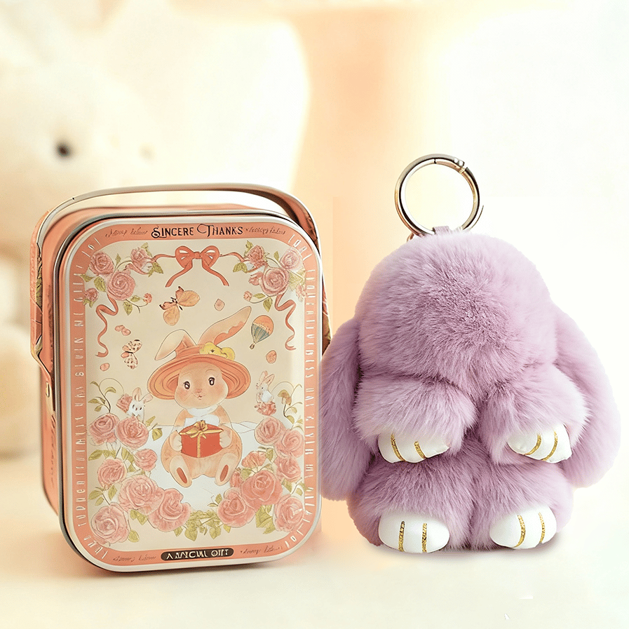 🐰60 % DE RÉDUCTION MAINTENANT ! 🏆 Breloques en forme de lapin doux fait à la main : design adorable, fil de qualité supérieure et parfait pour les sacs/clés 🎀