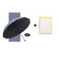 Grand Parapluie Pliable Résistant au Vent à 12 Baleines