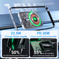 Batterie externe ultra-fine à chargement rapide de 22,5 W, compatible filaire et sans fil, 20 000 mAh