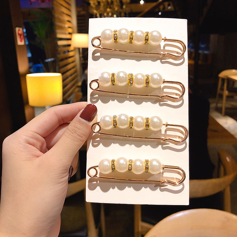 Broche perlée Clips de décoration pour vêtements