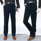 Men's Stretchy Corduroy Straight Long Pants