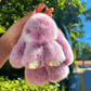 🐰60 % DE RÉDUCTION MAINTENANT ! 🏆 Breloques en forme de lapin doux fait à la main : design adorable, fil de qualité supérieure et parfait pour les sacs/clés 🎀