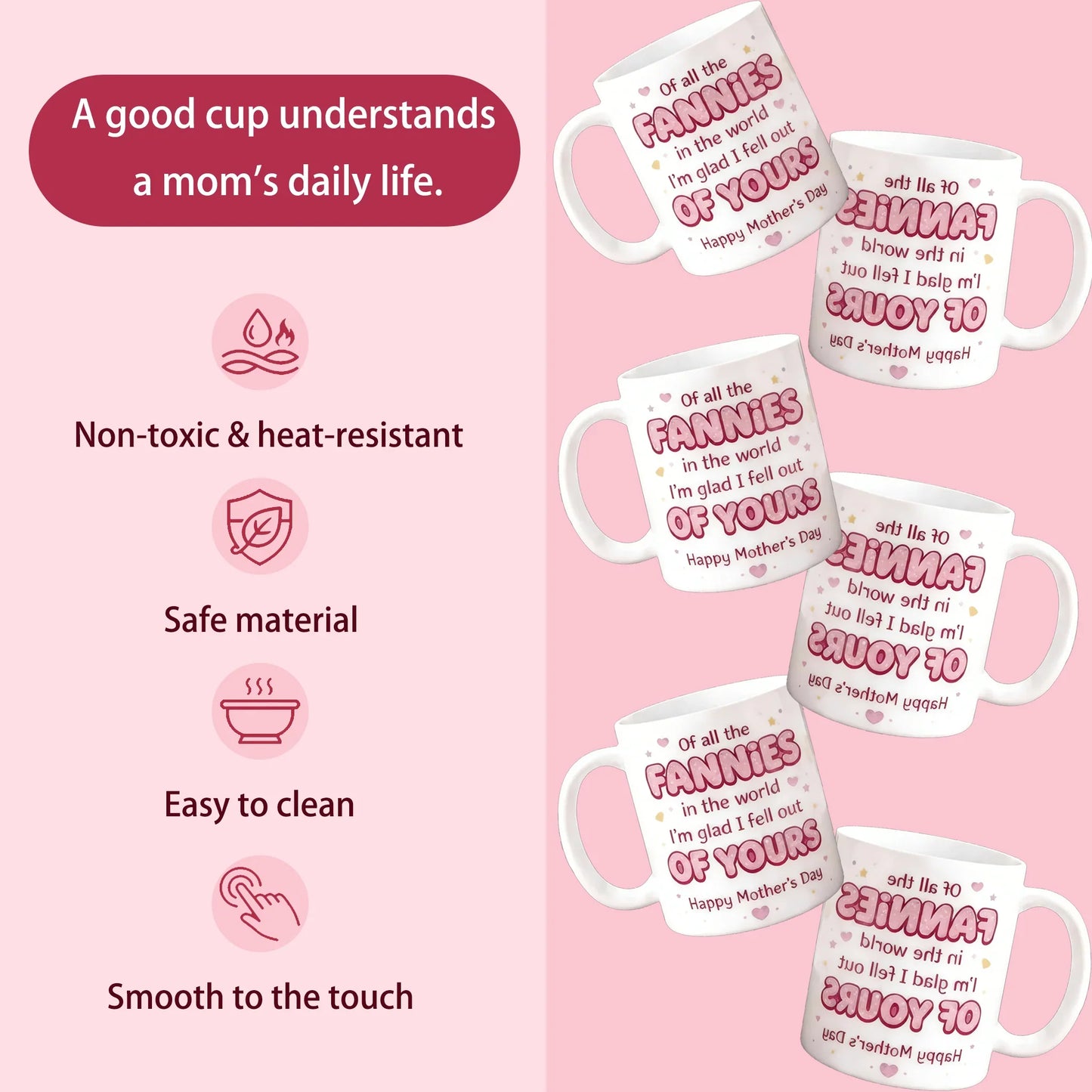 🌸🎁Moederdagmok - 'Van alle vrouwen ter wereld ben ik blij dat ik uit de jouwe ben gevallen'