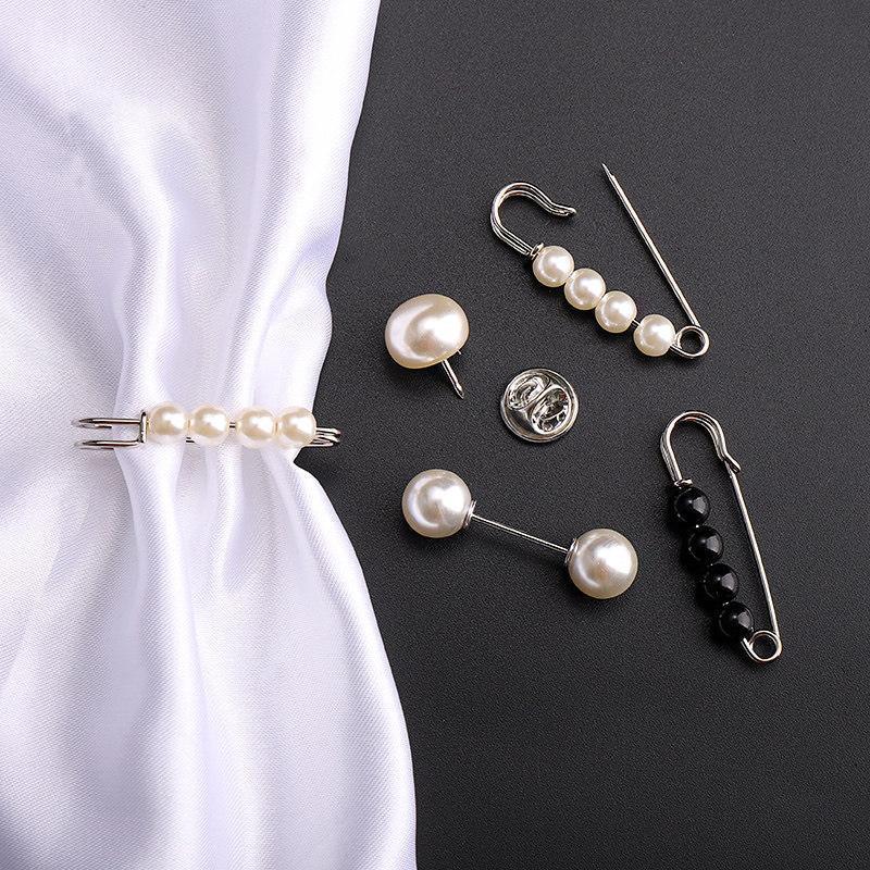 Broche perlée Clips de décoration pour vêtements