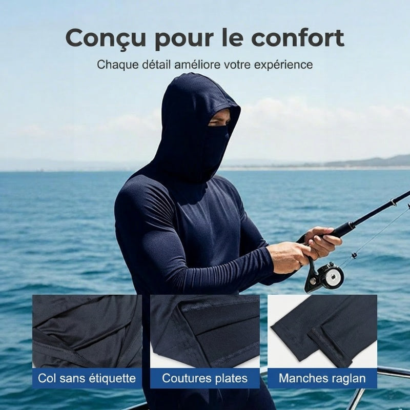 💐50% DE RÉDUCTION !🏃Sweat Léger Homme – Séchage Rapide & Anti-UV☀️