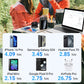 Batterie externe ultra-fine à chargement rapide de 22,5 W, compatible filaire et sans fil, 20 000 mAh