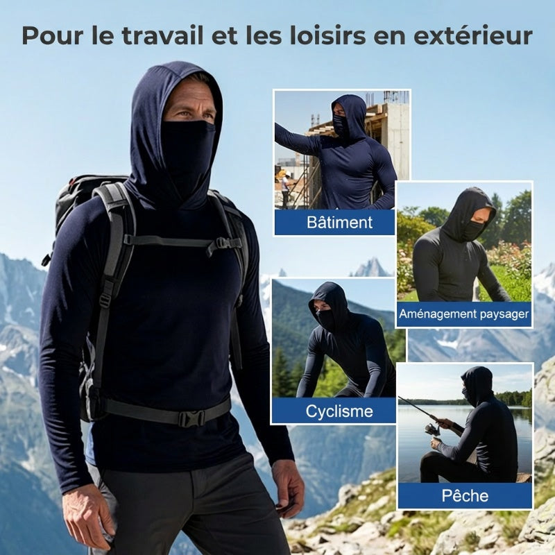 💐50% DE RÉDUCTION !🏃Sweat Léger Homme – Séchage Rapide & Anti-UV☀️