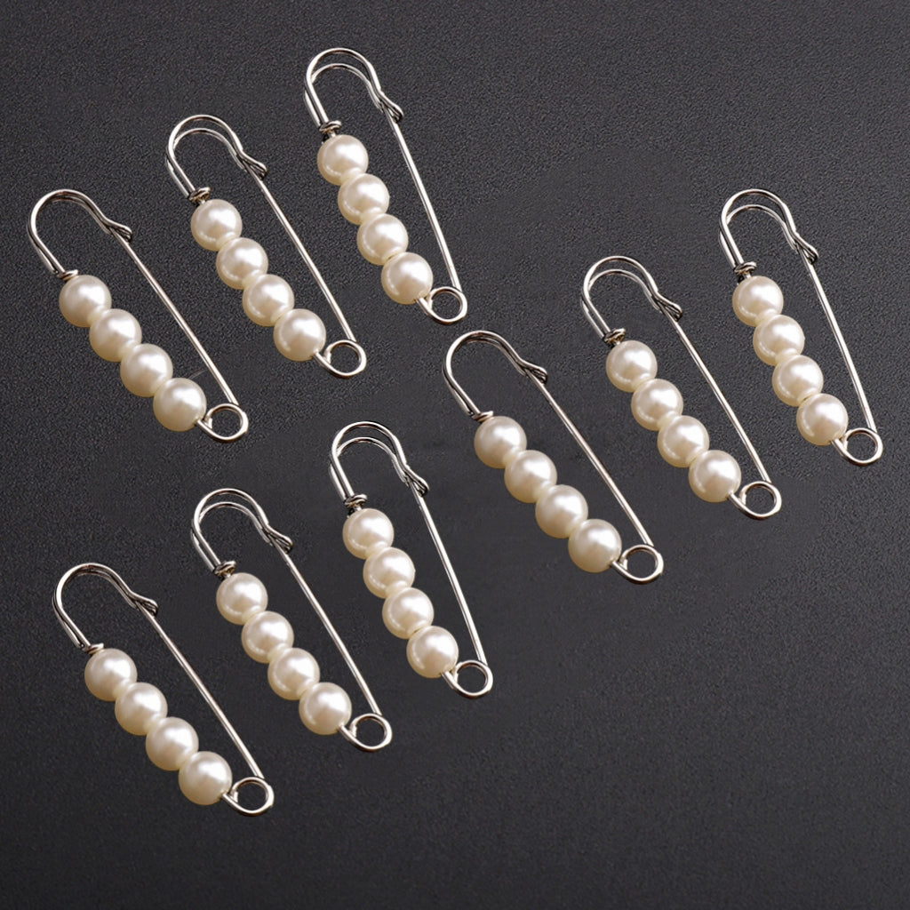 Broche perlée Clips de décoration pour vêtements