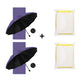 Grand Parapluie Pliable Résistant au Vent à 12 Baleines