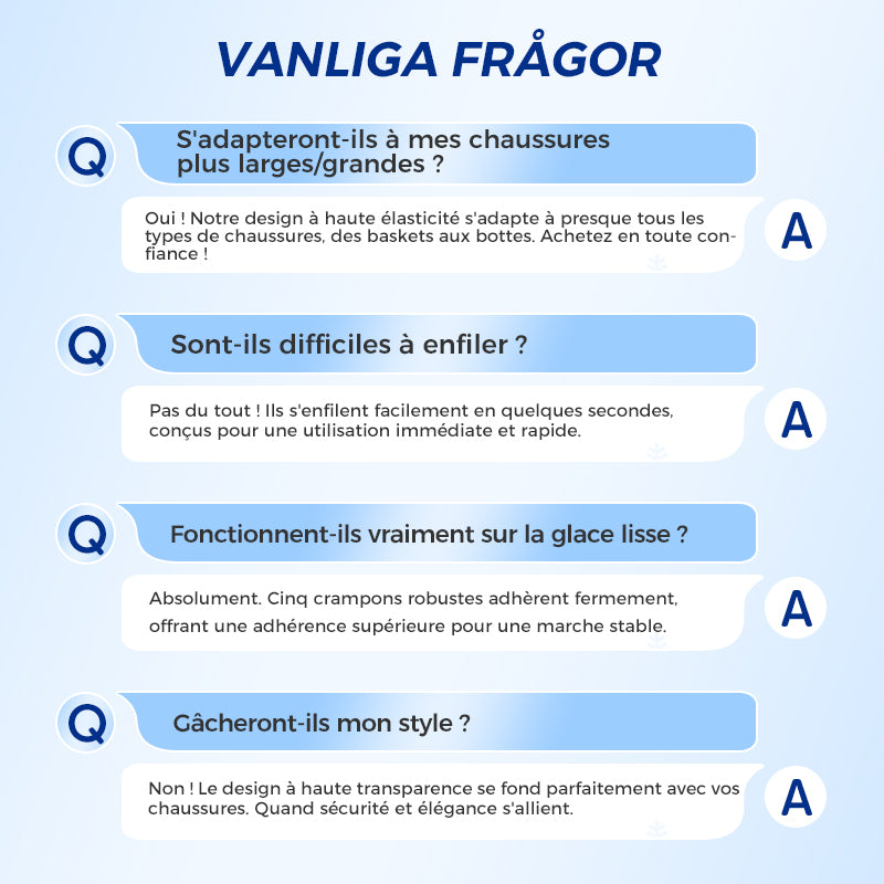 Crampons universels à 5 dents pour chaussures et bottes