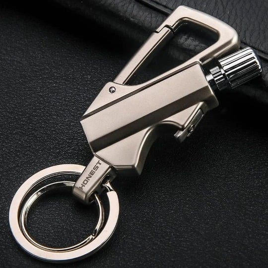 🔥Porte-clés briquet à silex🔥