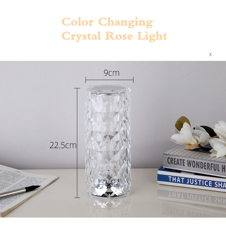 🎁Dernier jour pour l'offre ! -60 %💥🎁Lampe en cristal Touch Rose