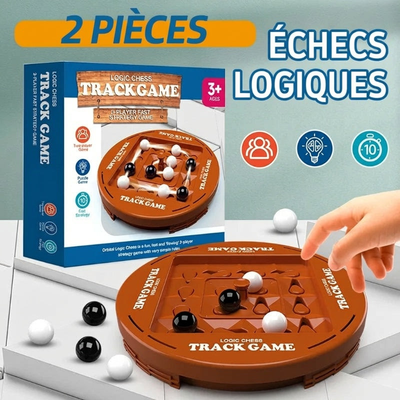 Ensemble de jeu de train d'échecs logique 2025