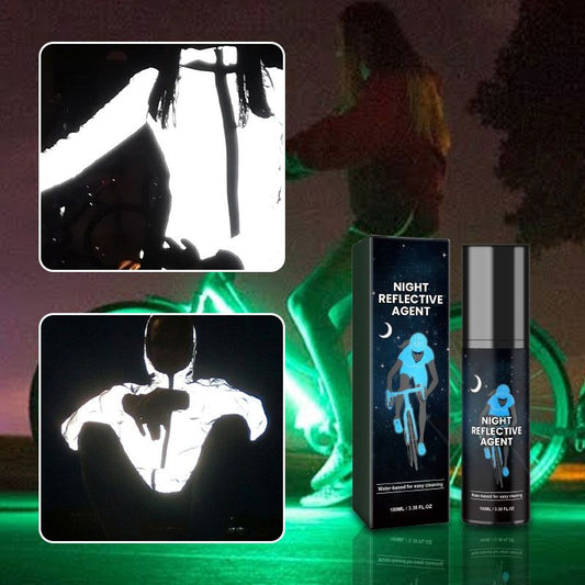 👕🚲 Spray réfléchissant universel – Vêtements, vélo, accessoires 🎒