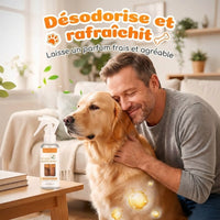 Spray démêlant et désodorisant pour animaux