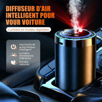 💡 Ambiance Lumineuse & Aromatique en Voiture 🌙 Votre diffuseur intelligent 2-en-1 !