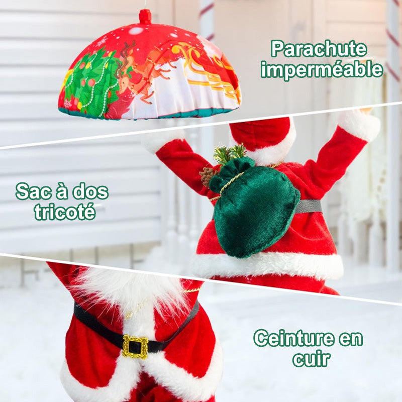 Lumière Père Noël avec Parachute de Noël