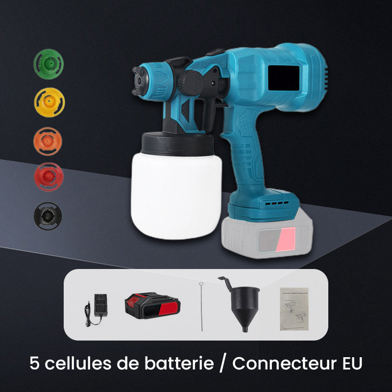 ✨✨Offre spéciale 67% de réduction 🔥 Pistolet à peinture électrique sans fil