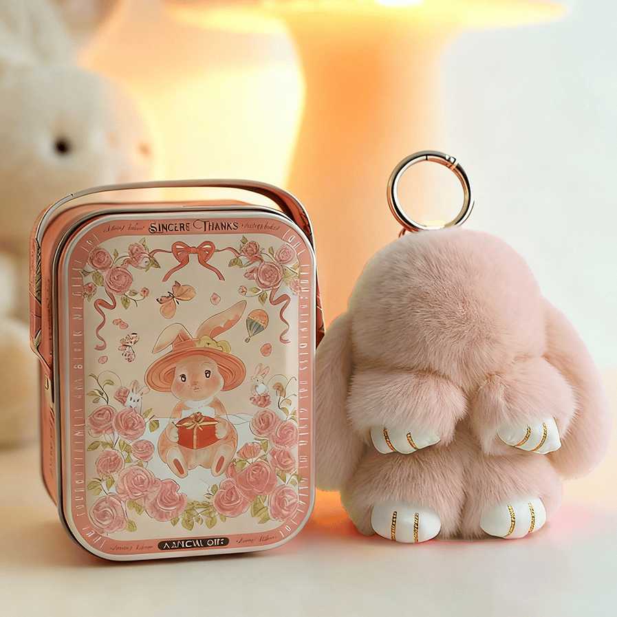🐰60 % DE RÉDUCTION MAINTENANT ! 🏆 Breloques en forme de lapin doux fait à la main : design adorable, fil de qualité supérieure et parfait pour les sacs/clés 🎀