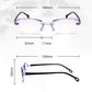 Fashion Progressive Multifocus Reading Glasses Anti-Blue Rays Readers for Computer Work, Driving, Outdoors