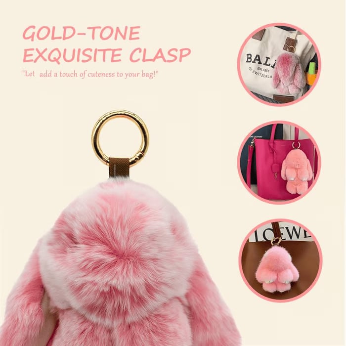 🐰60 % DE RÉDUCTION MAINTENANT ! 🏆 Breloques en forme de lapin doux fait à la main : design adorable, fil de qualité supérieure et parfait pour les sacs/clés 🎀